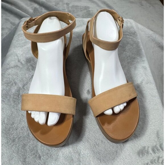 Coconuts by Matisse Sandals Women's Size 10M Tan Ankle Strap - Picture 11 of 16